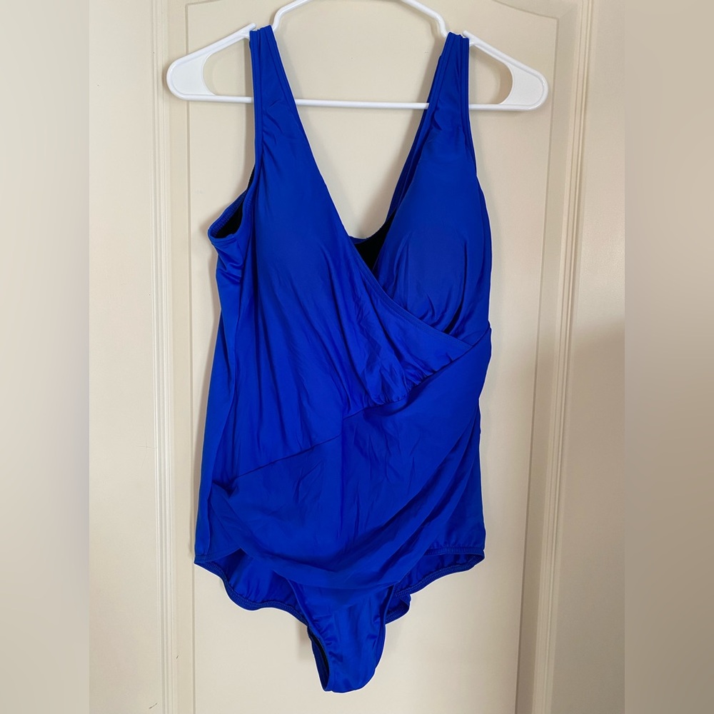 Women’s Size 20w Miracle Suit - One Piece - Delphine Blue